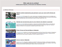 Tablet Screenshot of indesa-sabaneta-antioquia.gov.co
